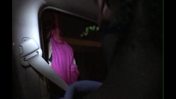 Big booty Pinky XXX sucks big black cock in public