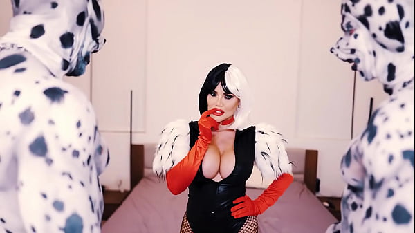Dalmations Fuck Cruella Doggy Style With Savanah Storm