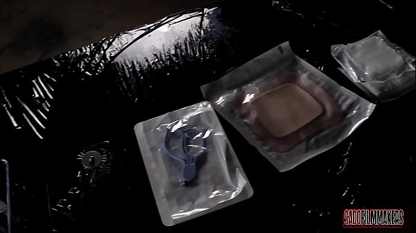 Doctor Mephisto closed up Naughty Masochist’s pussy with surgical staples