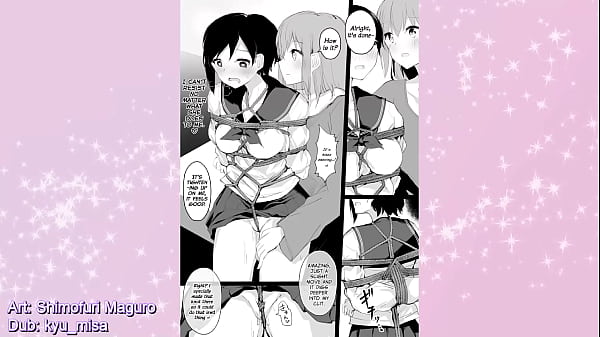 Dominatrix claims ownership on horny teen in spicy bondage play [COMIC DUB by kyu misa]