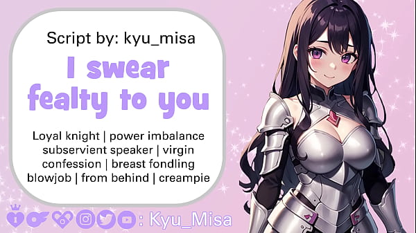 [F4M] You confess to your loyal knight, who lives to serve you – [ASMR JOI]