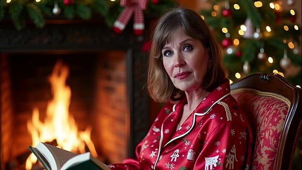 Granny Carmen Claus: Standing Doggystyle Fuck & Elvish Creampie