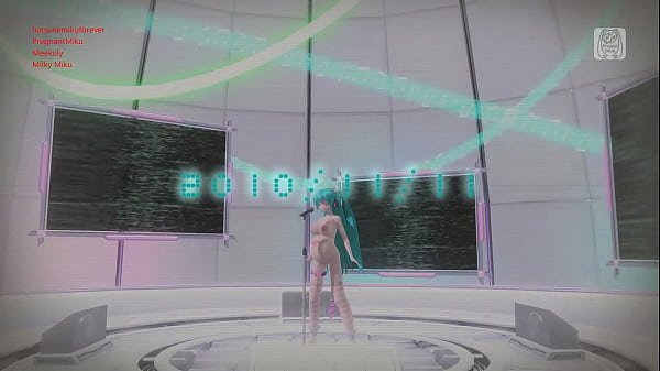 Hatsune Miku 39! Project diva Nude Mod Pregnate and Cum