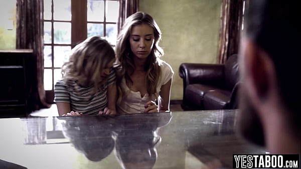 Horny therapist resolves issue between two teens with a threesome