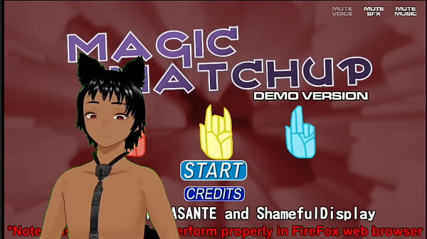 Magic Match up – Doing a strip tease game and enjoying it