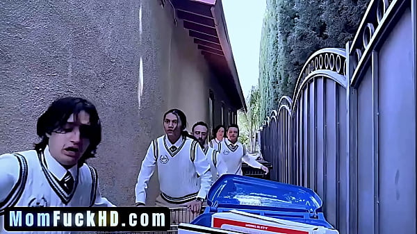 Nobody’s gonna mess with my stepson! I’m taking him home to show him how to fuck a horny, slutty MILF right