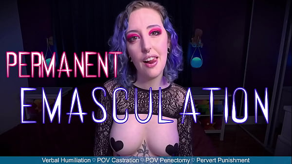 PERMANENT EMASCULATION – Preview – Cruel Castration Gelding Penectomy POV by Miss Faith Rae with Verbal Humiliation and Sadism – HD 1080p MP4