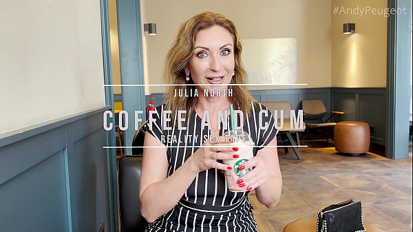 Public POV Blowjob From Hot Big Tits MILF Julia North Inside Coffee Shop