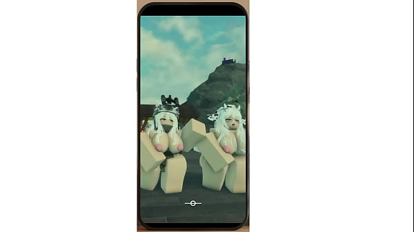 Roblox-Cute Military Girl and Cute Cow Girl Sexy Dance-Roblox