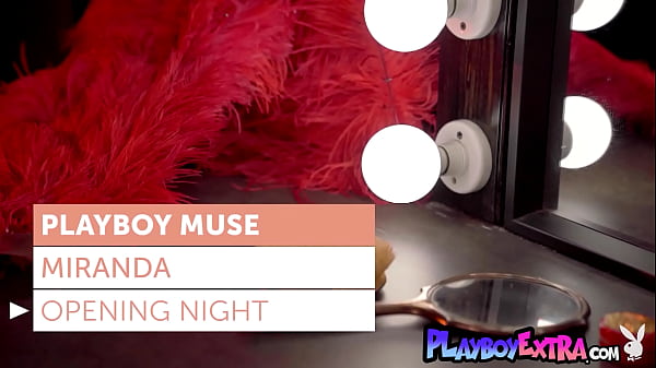 Skinny big boobed blonde MILF Miranda shining in slutty burlesque costume