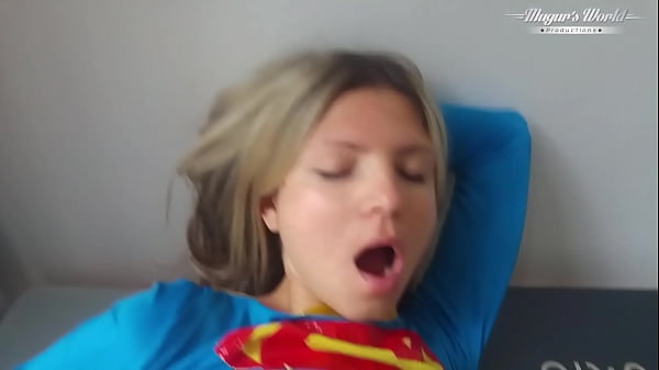 Small titted superwomen Gina Gerson has to save Mugur