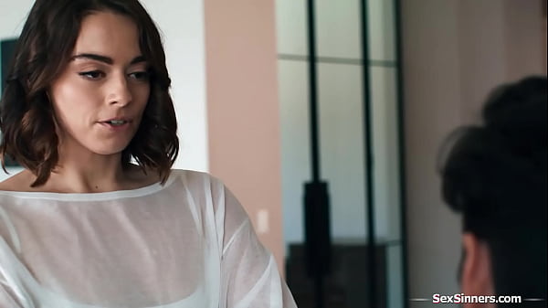 Sophia puts COCK AND BALLS in her mouth