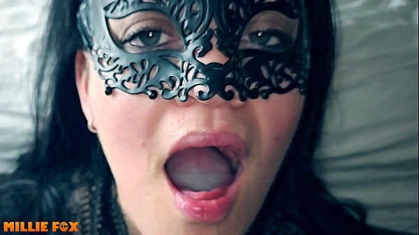 AMATEUR MILF RECEIVES THE BIGGEST LOAD OF CUM AND SWALLOWS – CUM PLAY AND CUM SWALLOW – MILLIE FOX