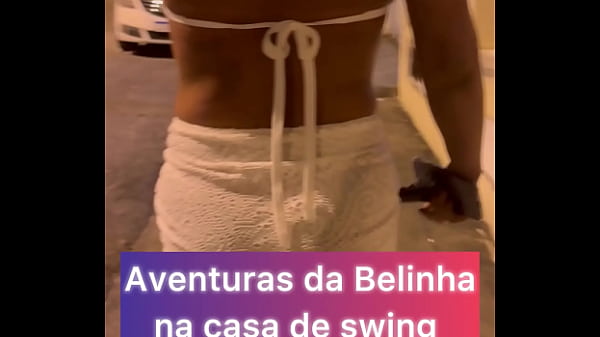 Belinha em mais uma visita a casa de swing Babylon