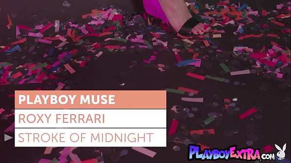 Bombastic naked all natural latina teen Roxy Ferrari welcoming new year