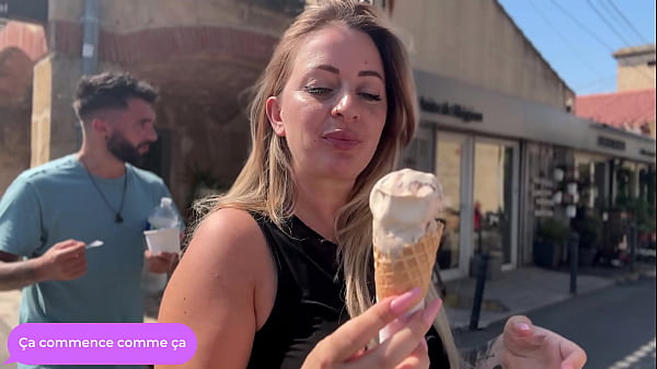 Cumswapping and Double Blowjob for Two French Hot Babes