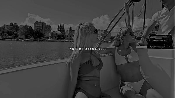 Deck Divas Chapter 2: Naughty Nymphos Candee Licious And Veronica Leal Share Cock During Boat Trip DP Foursome GP3256