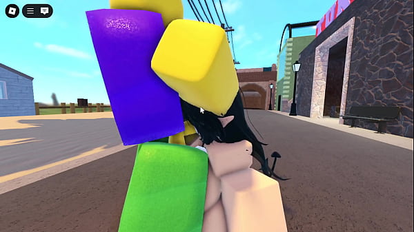 Emma got fucked by 3 guys on the roblox whorblox street!