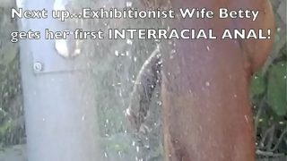 Exhibitionist Wife 245 Part 2 – Betty Bang Teases And Compares Her Husbands little cock next to a BIG BLACK COCK while nude beach voyeurs watch!