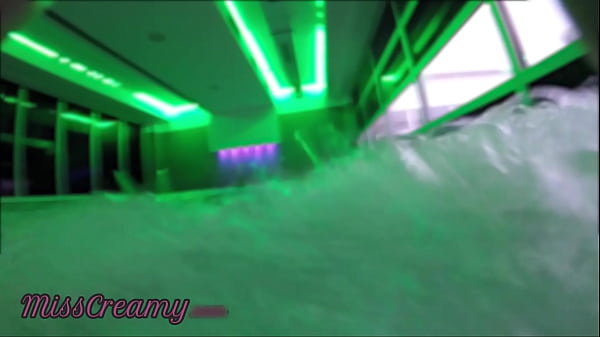 Flashing my dick in front of a young girl in public swimming pool SPA and helps me masturbate – it’s very risky with people near – MissCreamy