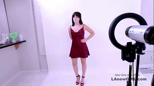 Fresh faced model got seduced by the producer