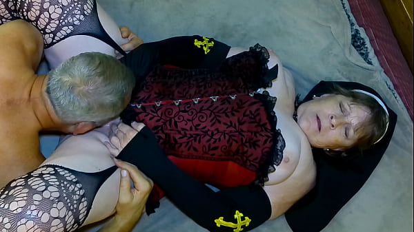 Granny Superior Nun Mary Carmen’s Sacrilegious Pussy Licking Pleasures