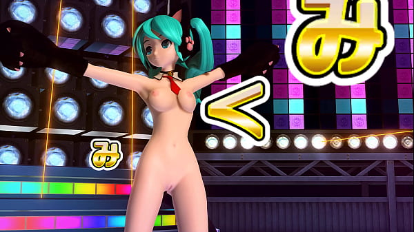 Hatsune Miku Ni shite Ageru Project diva Nude Mod Full Nude Cat Costume