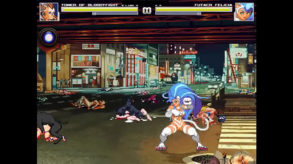 Hentai Mugen Felicia Gangbang