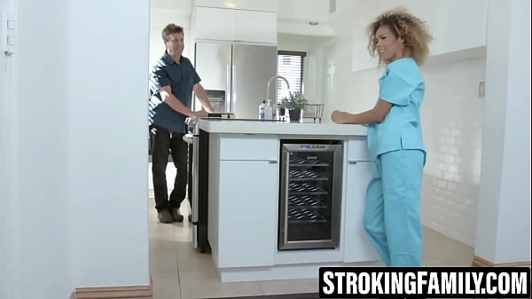 It turned out his balls hurt and Xianna needed to examine them. She came to the conclusion that it just needed some little stepsis loving!