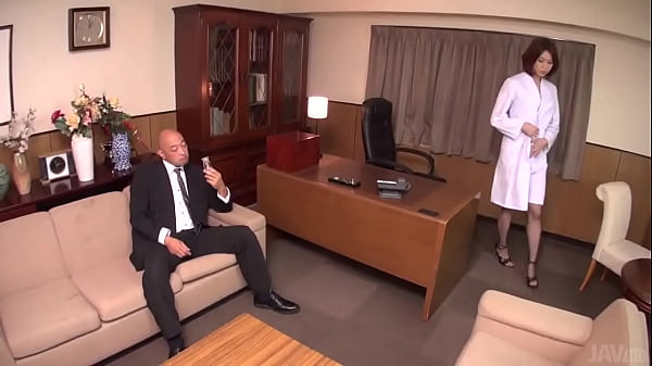 Japanese office milf cheats with her collegue