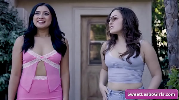 Leana Lovings, Ophelia Purr: Naughy busty girls take their clothes off and start licking their tits and wet pussies