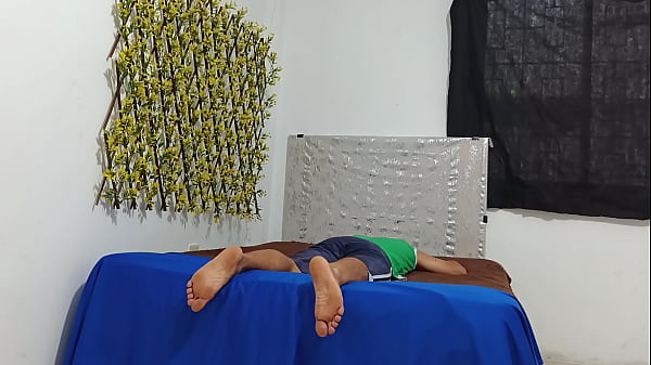 Man can’t stand the pressure, they make him finish and they keep fucking him!!