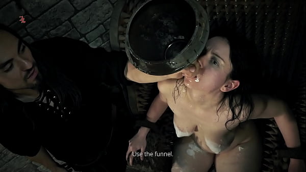 Mooing Witch – Sitting on the thorny witch’s chair Judith gets her mouth washed out and her udder-like cow tits are treated strictly with ropes (TRAILER)
