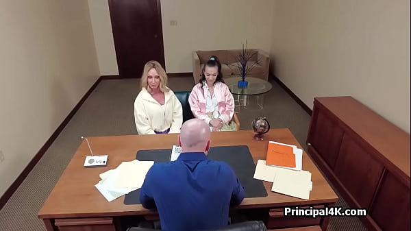 PE teacher and coed shares principals dick