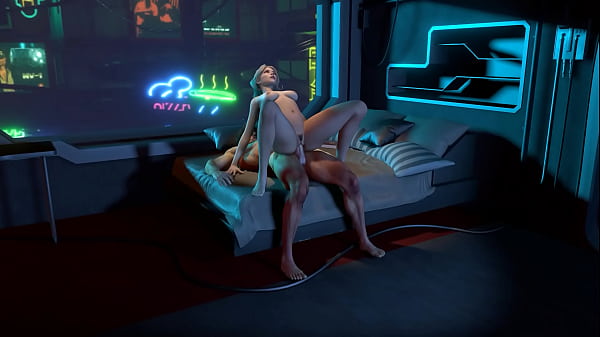 Sexy Blonde Girl Rides Dick in Reverse Cowgirl