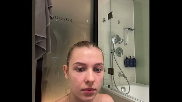 Shower show on webcam