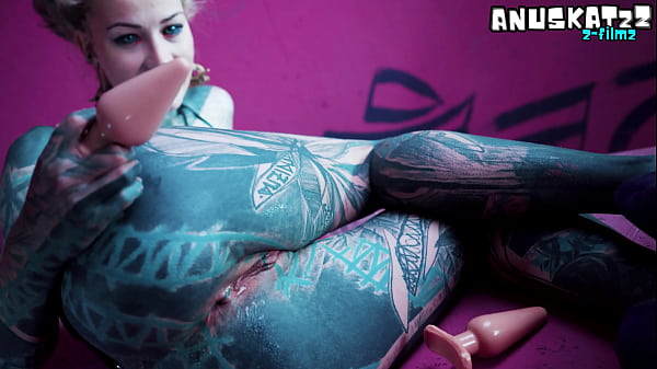 Solo ANAL fisting – Toys and Plugs for Tattoo Girl – Asshole streching