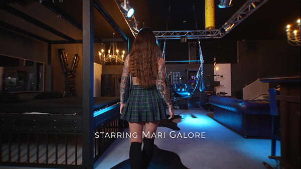 Tattoo girl gets fucked in BDSM Studio