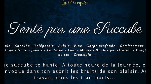Tenté par une succube – French dirty talk public succubus anal