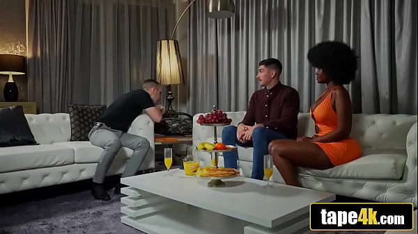 Tricking Swinger Couple Into Having Sex with Stunning Ebony Wife Only
