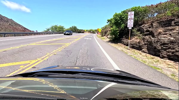 We drive around East Oahu while chatting about things sexual