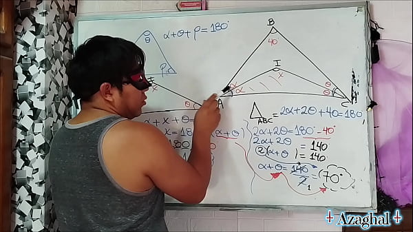 9 Ángulo X Matemática Sexual 40 grados Triángulos