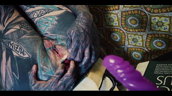 Anal gaping and wet play all over books and toys