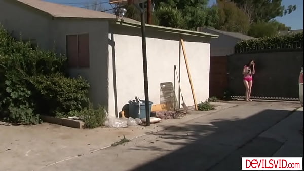 Brunette teen taken in then gangbanged by 3 black neighbors