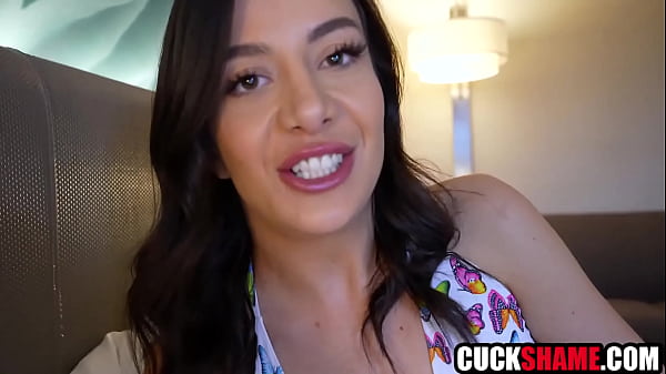 Cuck husband asks wife to fuck a random guy | Natalie Brooks