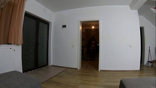 Cum play on my new long Black shiny and Puffy Jacket so my impotent husband can lick- preview