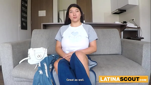 Curvy Big Tits Latina Slut Rough Deep Throat Fuck At Fake Casting