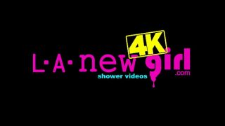 Dark-Haired Darling took a shower