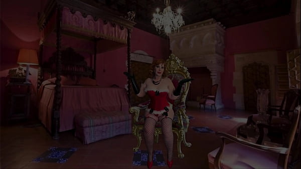 Granny Carmen’s Thrusting Vibrator Christmas in July Orgasm