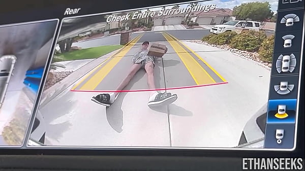 Hot Cougar Crashes into Neighbor To Lure Him in Her House to Fuck – Ethan Seeks – Richelle Ryan